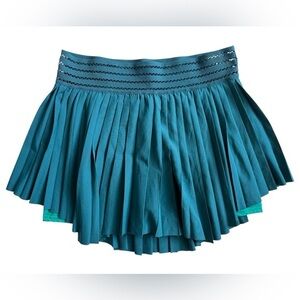 AS REVIVAL by Altar'd State Teal Pleated Skort
